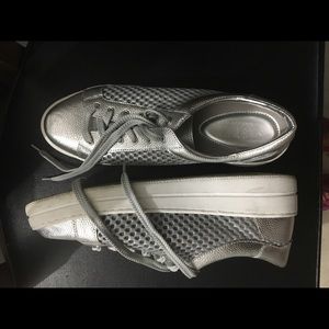 Steve Madden Silver Sneakers